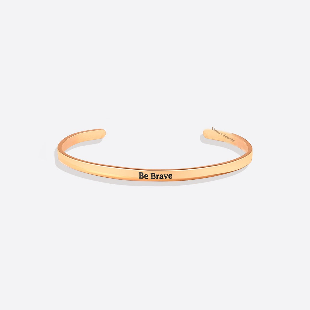 Personalized Thin Cuff Bracelet