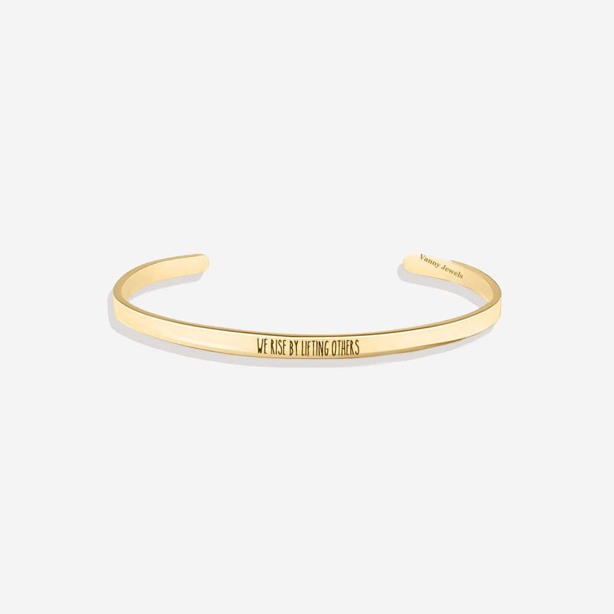 Personalized Thin Cuff Bracelet