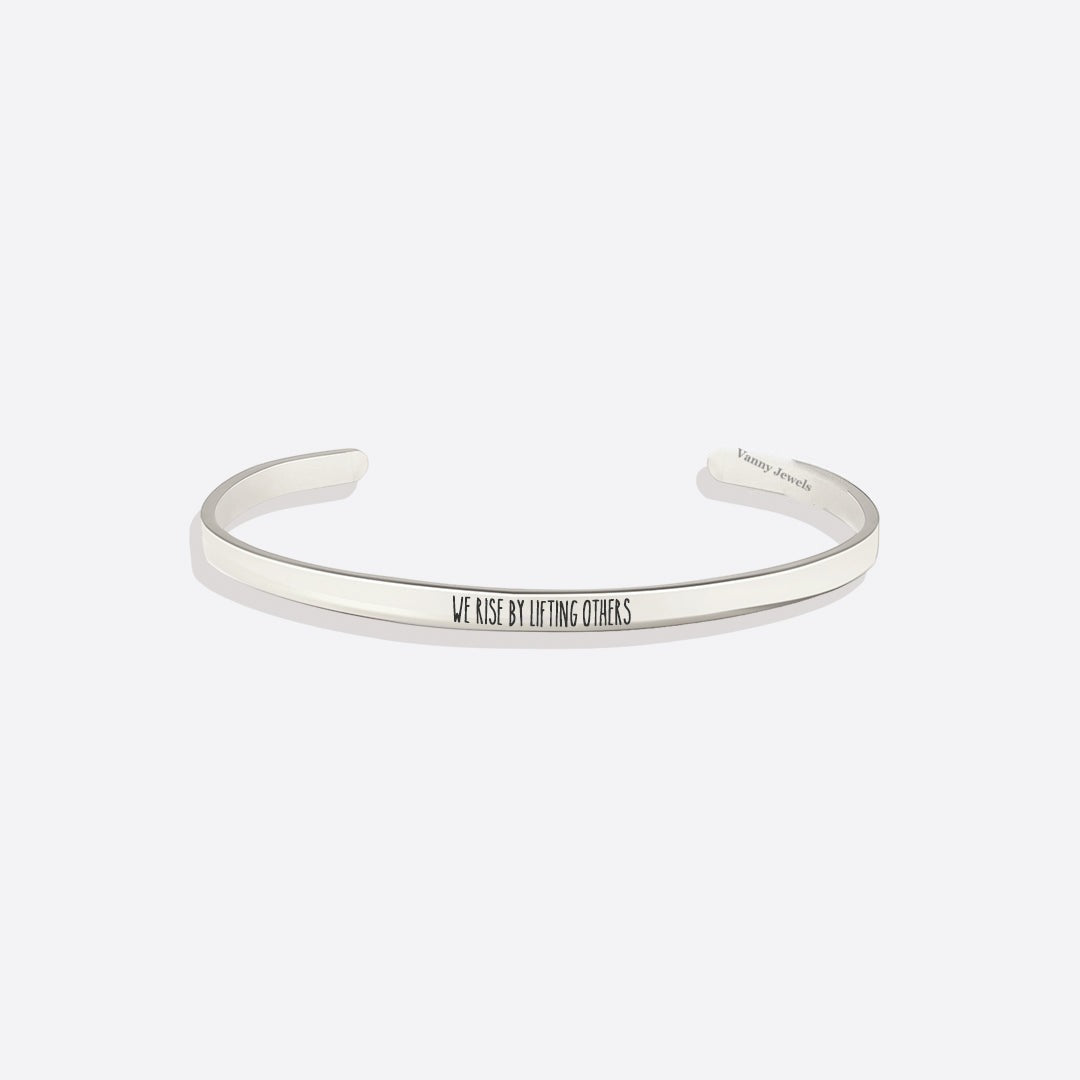 Personalized Thin Cuff Bracelet
