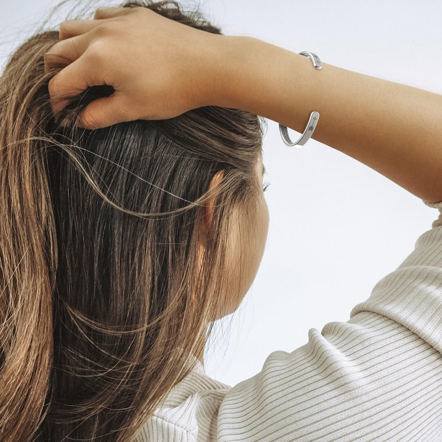 Sei mutig. Sei stark. Sei knallhart. Manschettenarmband