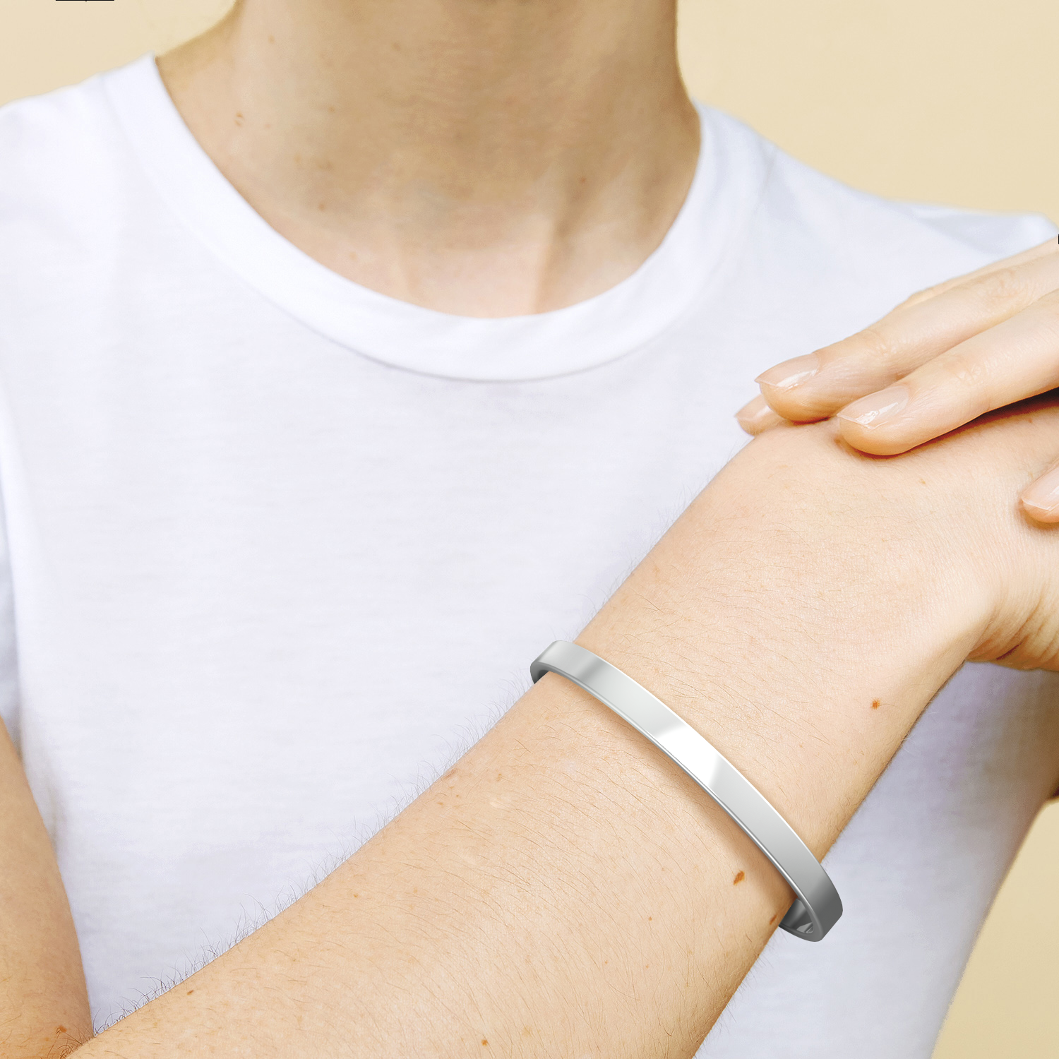 Sei mutig. Sei stark. Sei knallhart. Manschettenarmband